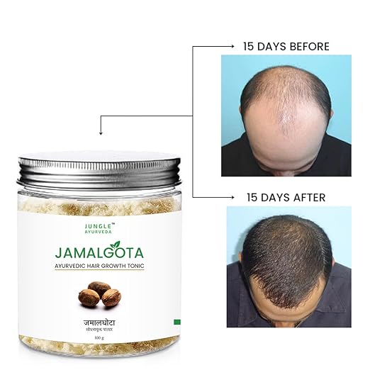 Jamalgota Ayurvedic Hair Growth Powder (Pack of 2)
